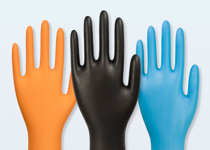 Extra Strong Industrial Nitrile Gloves