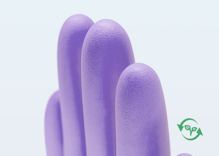 Biodegradable Nitrile Gloves-Blue Violet G02