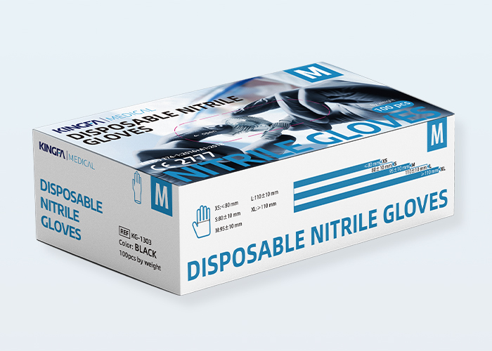 Extended Cuff Nitrile Disposable Gloves