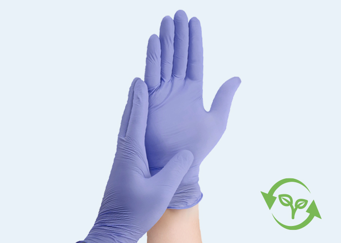 Biodegradable Nitrile Gloves-Blue Violet G02