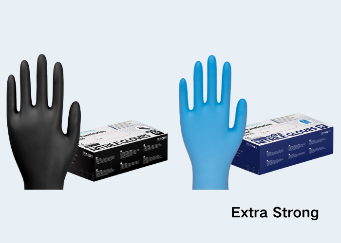 Extra Strong Industrial Nitrile Gloves