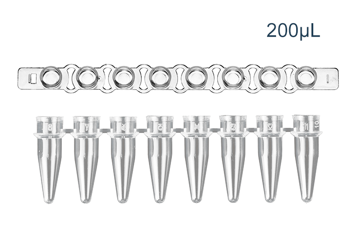 PCR Tubes - 8 Tube Strip 100 & 200µL