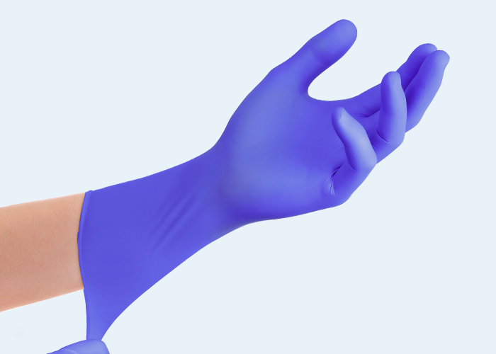 Biodegradable Nitrile Gloves-Blue Violet G02