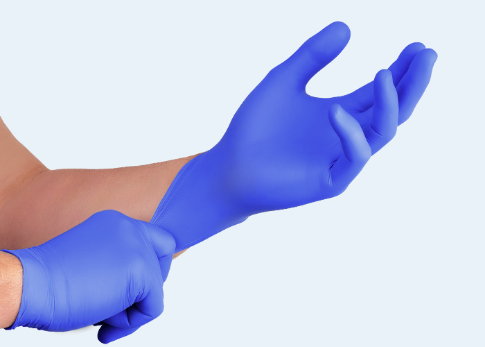 Accelerator Free Nitrile Examination Gloves