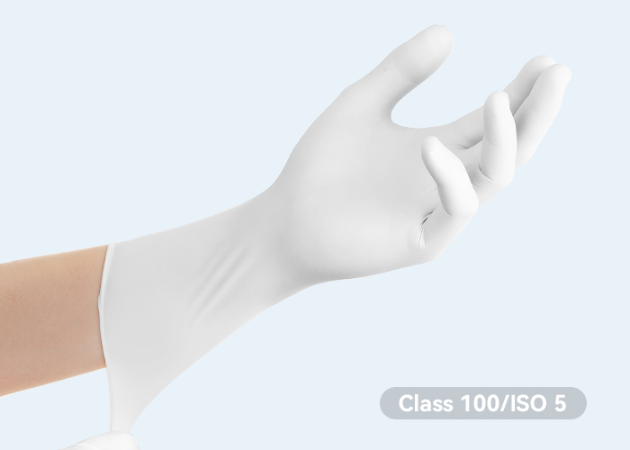 Disposable Cleanroom Nitrile Gloves 12 Inches