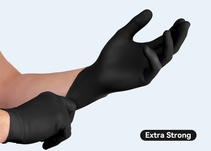 Extra Strong Industrial Nitrile Gloves